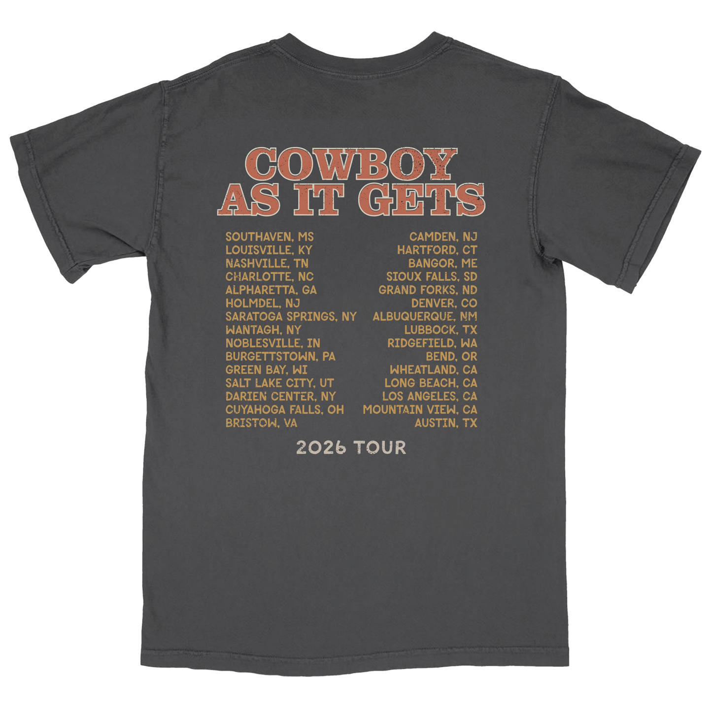 Cowboy As It Gets Tour Tee