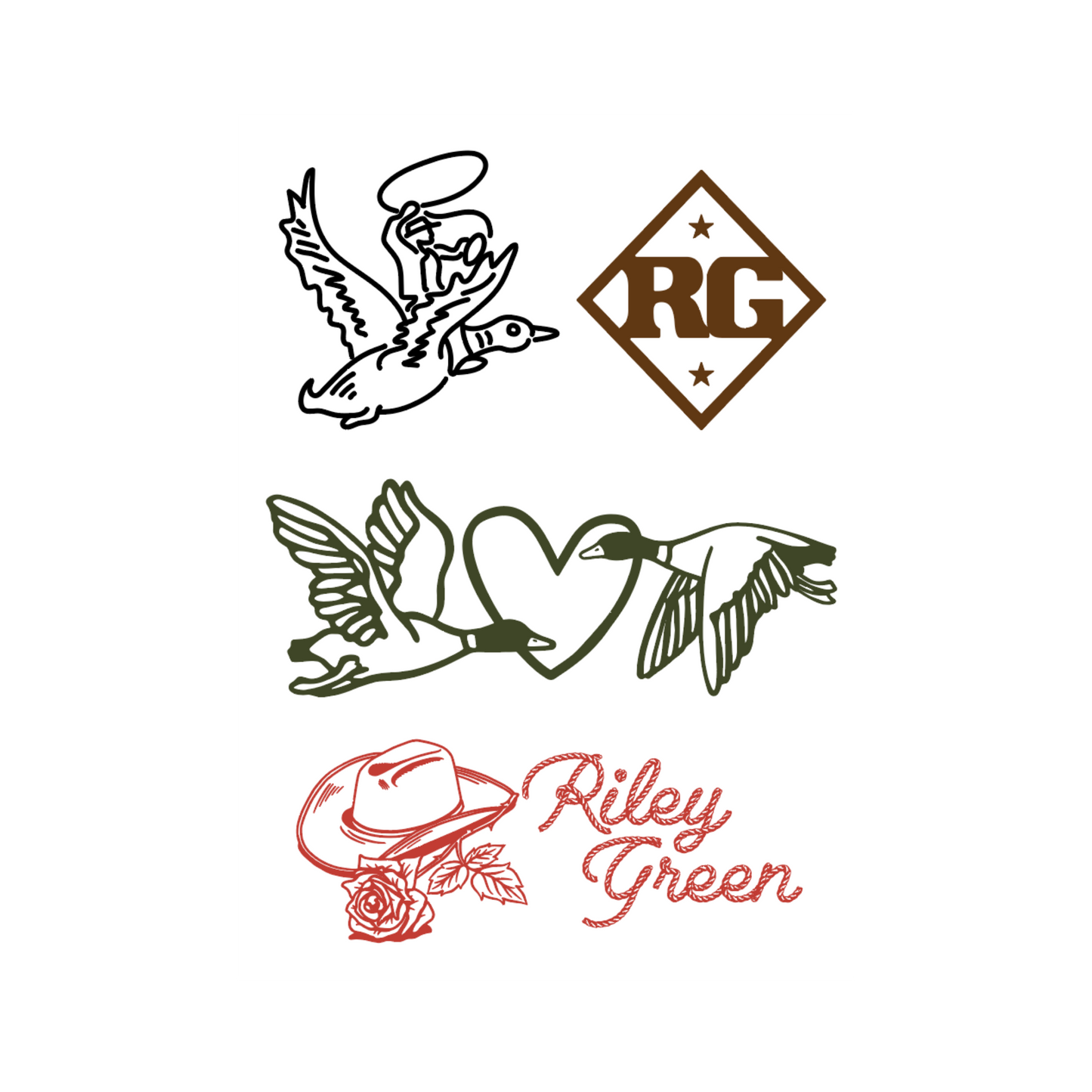 RG Temporary Tattoos