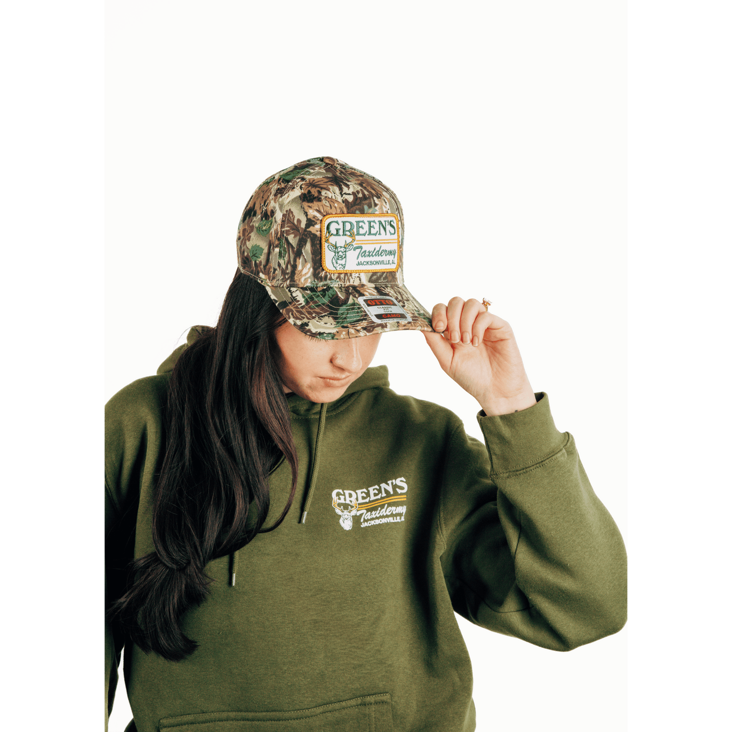 Taxidermy Patch Hat - Camo
